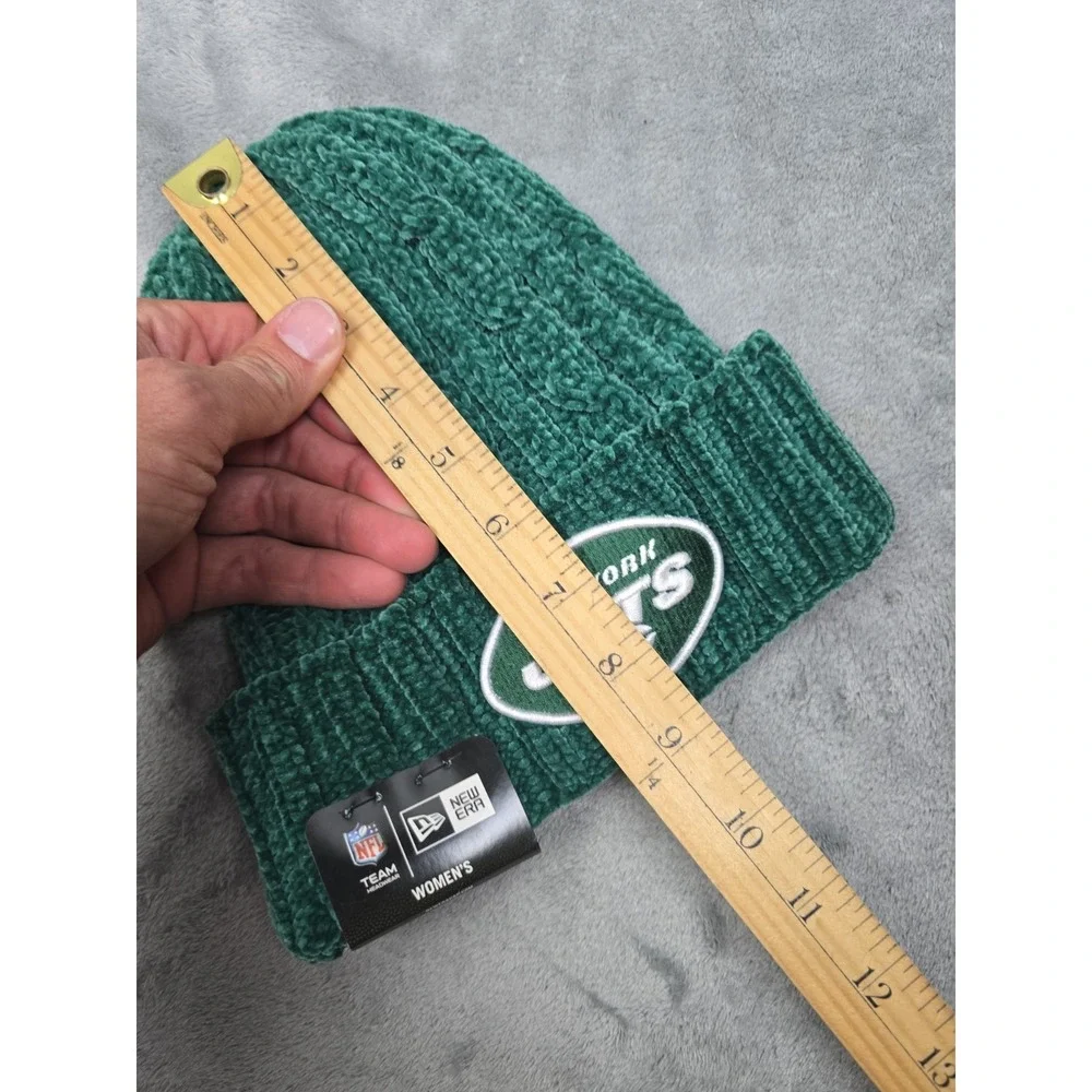 New Era New‎ York Jets Knit Beanie Hat Womens Green/White NFL NWT Football